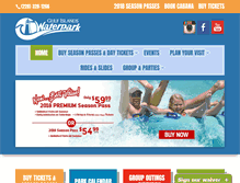 Tablet Screenshot of gulfislandswaterpark.com